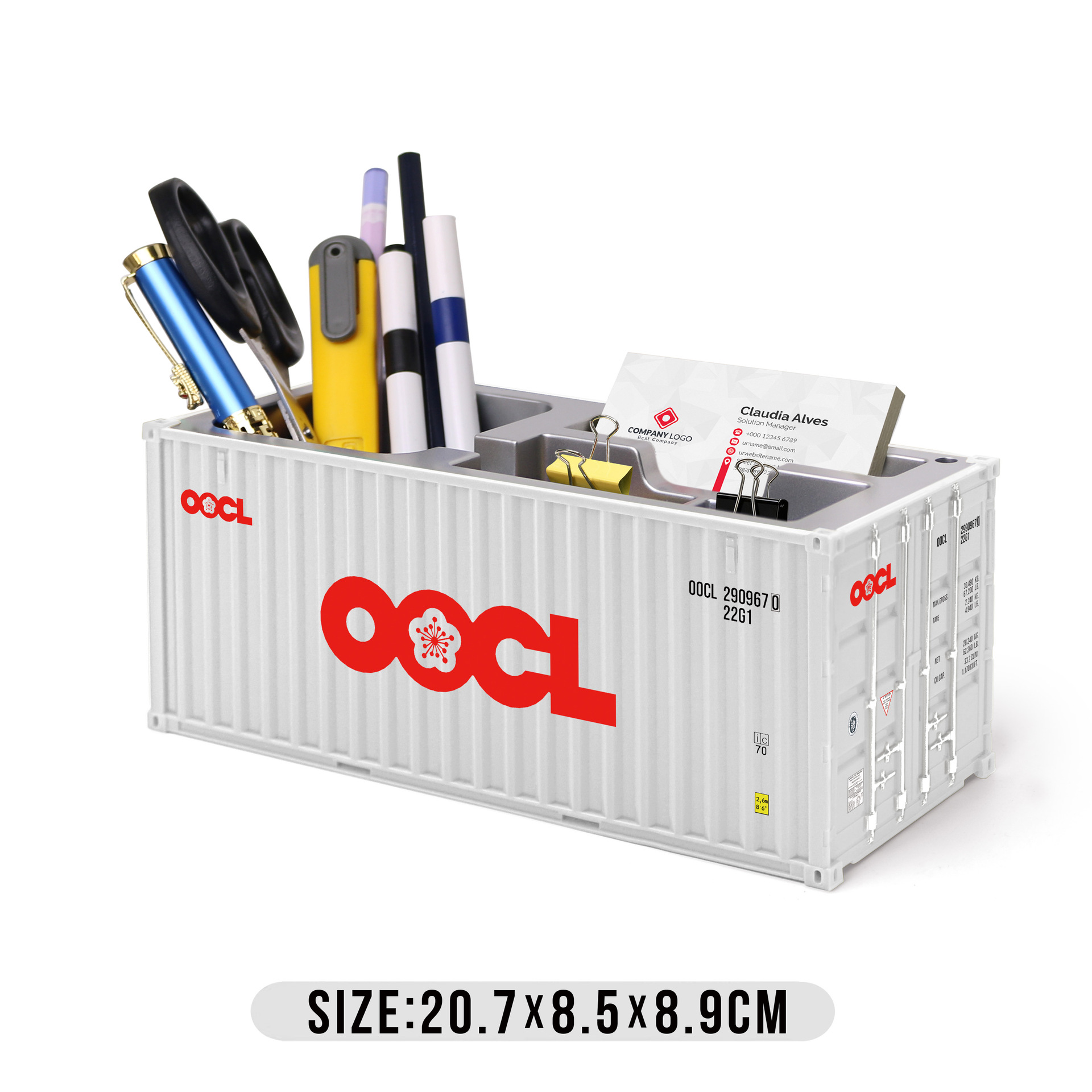 Caja de tarjetas de visita OOCL Pen Holder