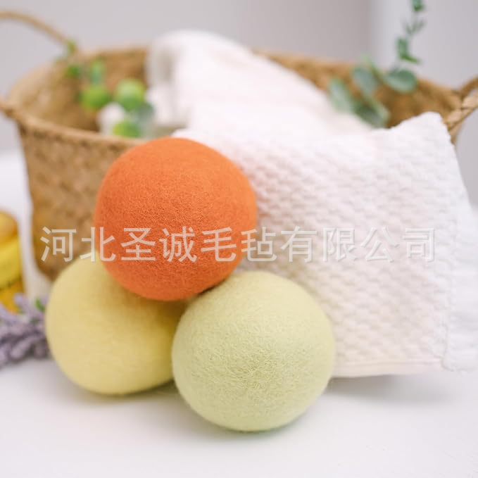 厂家供应软化衣物用彩色羊毛干燥球   新西羊毛烘干球   可混批