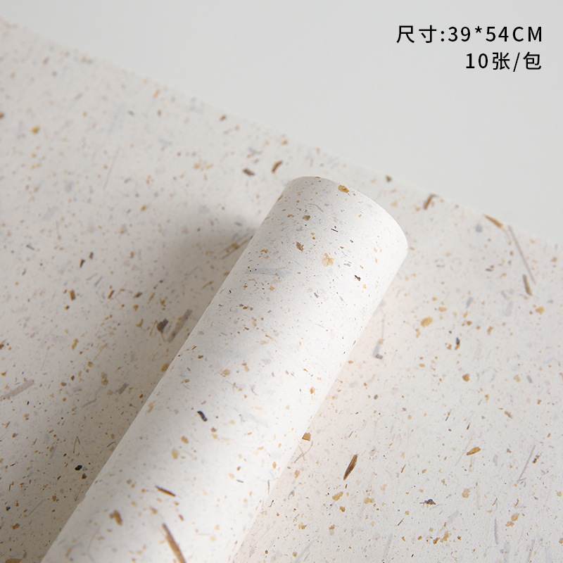 Nuevo otoño cálido invierno astillas de madera mano rasgada ramo de flores envoltura de papel de regalo embalaje manual DIY material de papel de arte lote