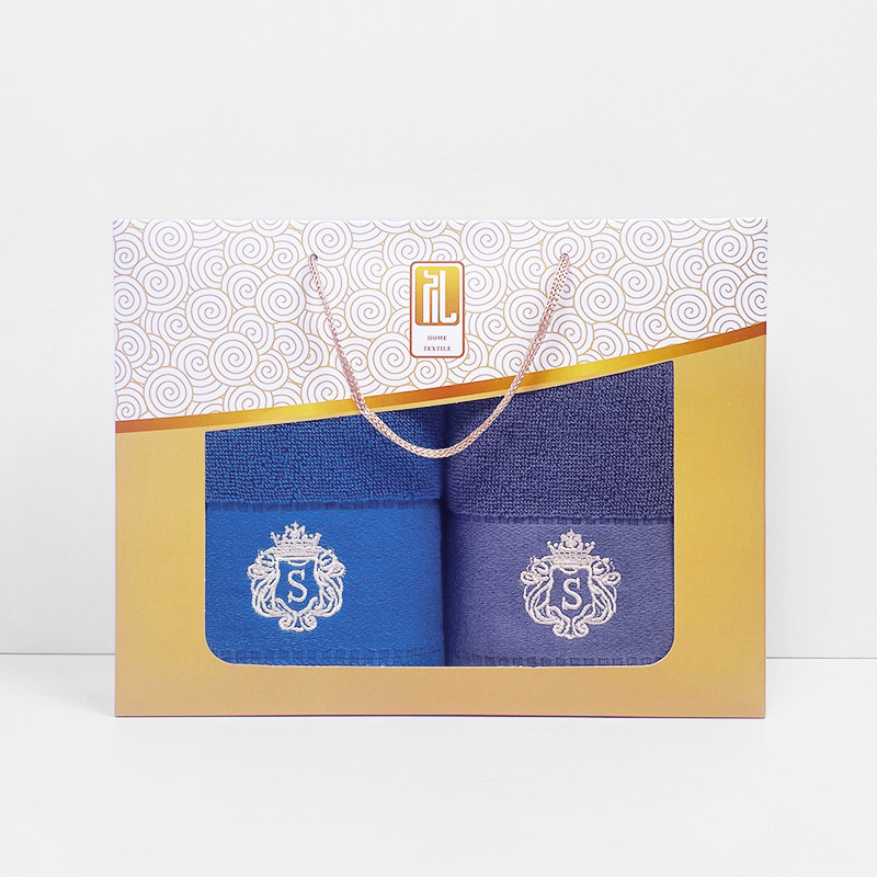 더블 스트립 오스 + 골드 더블 박스 (블루 + 그레이)