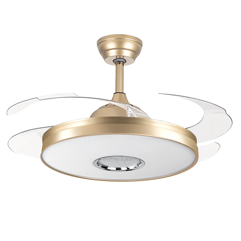 Lámpara de ventilador de espectro completo lámpara de ventilador de techo comedor dormitorio sala de estar lámpara moderna minimalista hogar mudo lámpara de ventilador invisible image 11