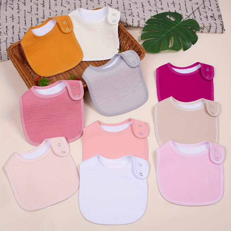 2026跨境新款欧美10件套纯纱布围嘴吸水透气跨境代发|ru