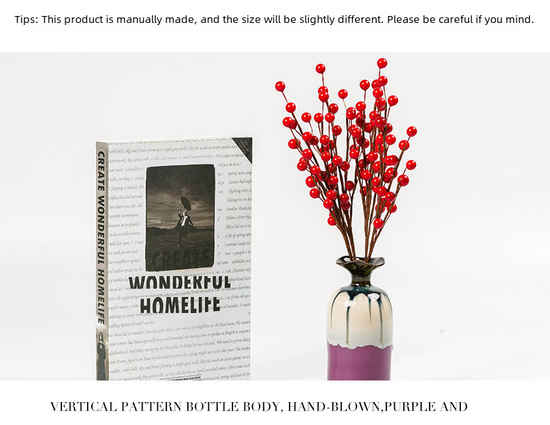 Artificial Berry Branch For Home Decoration And Wedding Ornaments_voghion.com