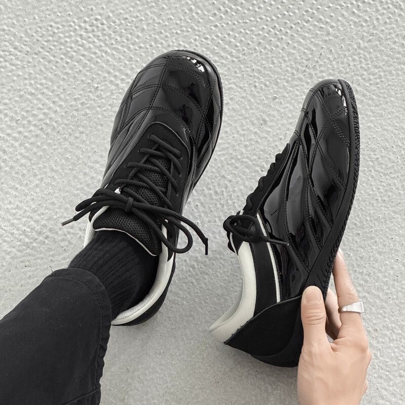 Niche Retro Sports Football Training Shoes for Men, New Commuter Leather Shoes, Thin-Soled Derby American Sneakers, Forrest Gump Shoes, Trendy Niche Retro Sports Football Training Shoes for Men, New Commuter Leather Shoes, Thin-Soled Derby American Sneakers, Forrest Gump Shoes, Trendy