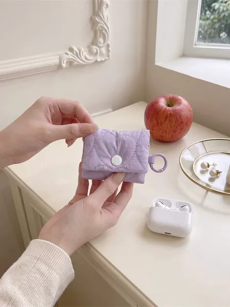41261 ins new style suitable for apple AirPods bluetooth earphone bag cute earphone storage protection soft case
