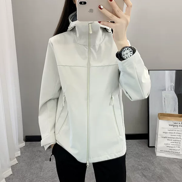 Spring and Autumn New Couple's Jacket Outdoor Single Layer Thin Waterproof Windbreaker Jacket Casual Jacket