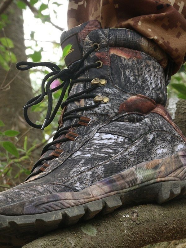 Fábrica de botas de combate al aire libre de otoño y invierno, botas tácticas altas y altas, botas de arena para hombres y mujeres image 5