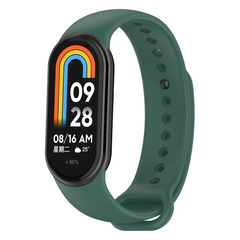 Xinyuan Shuntong подходит для Mi Band 8 клеевой ремешок металлический штекер клеевой ремешок из ТПУ умный Браслет band8