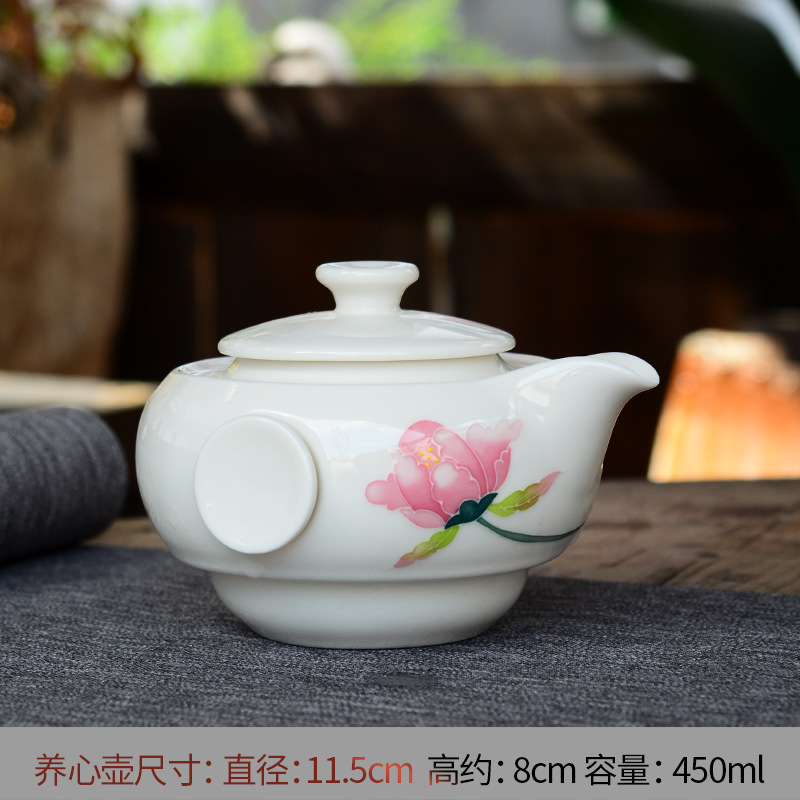 손으로 그린 봄 하트-영양 냄비