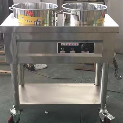 不锈钢保温粥车粥保温台商用汤桶车售饭台粥加热台全套早餐电加热|undefined