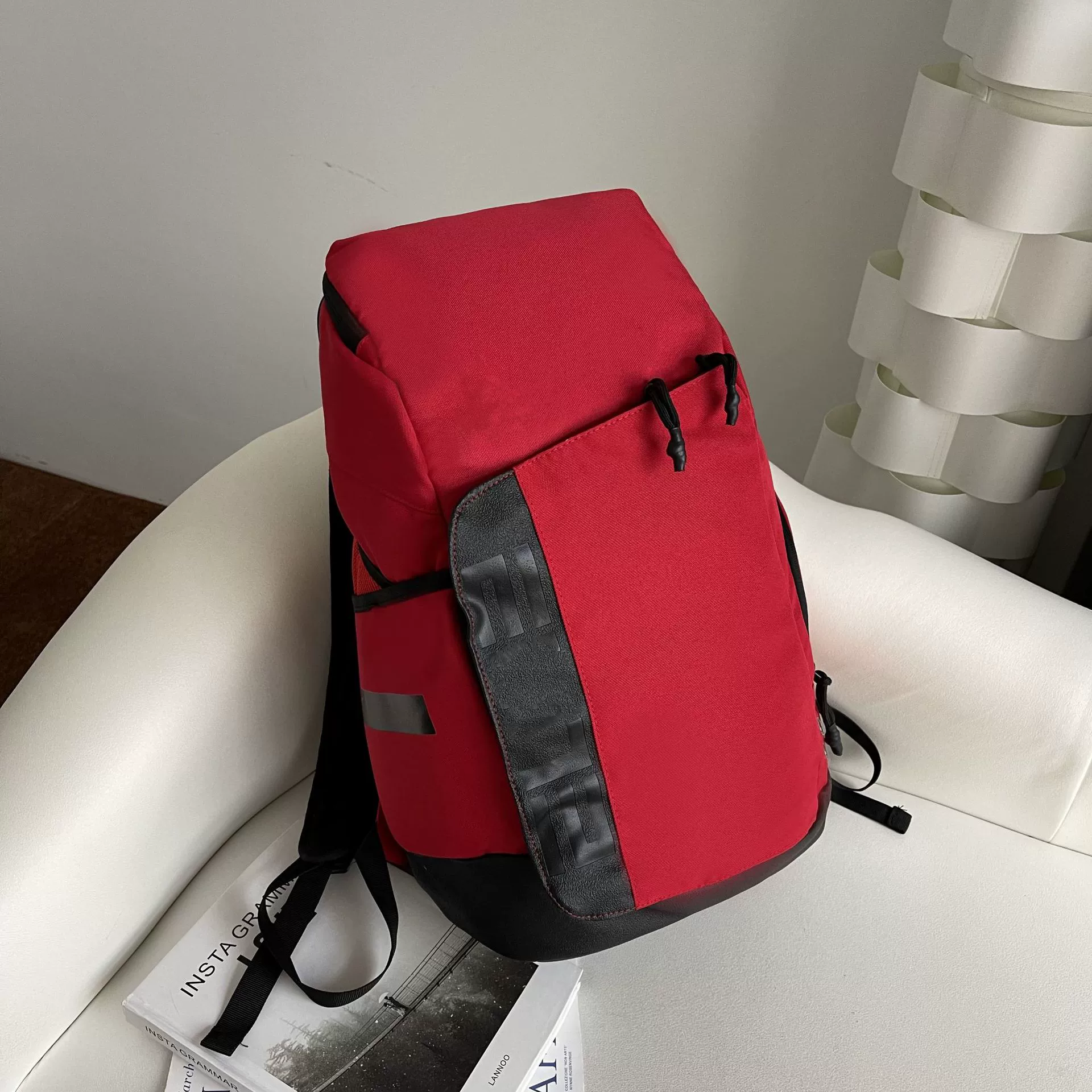 Capacious Basketball Backpack, Unisex School & Training Bag, Padded Back, Multiple Colors