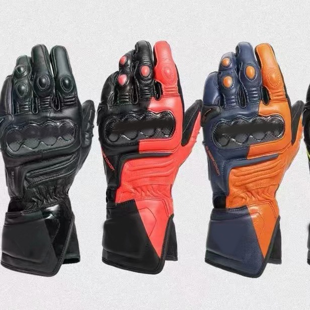 Motocicleta larga montar carreras off-road guantes antideslizantes deportes al aire libre fábrica montar