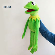 科密特青蛙公仔芝麻街青蛙毛绒玩具大手偶kermit frog puppet木偶