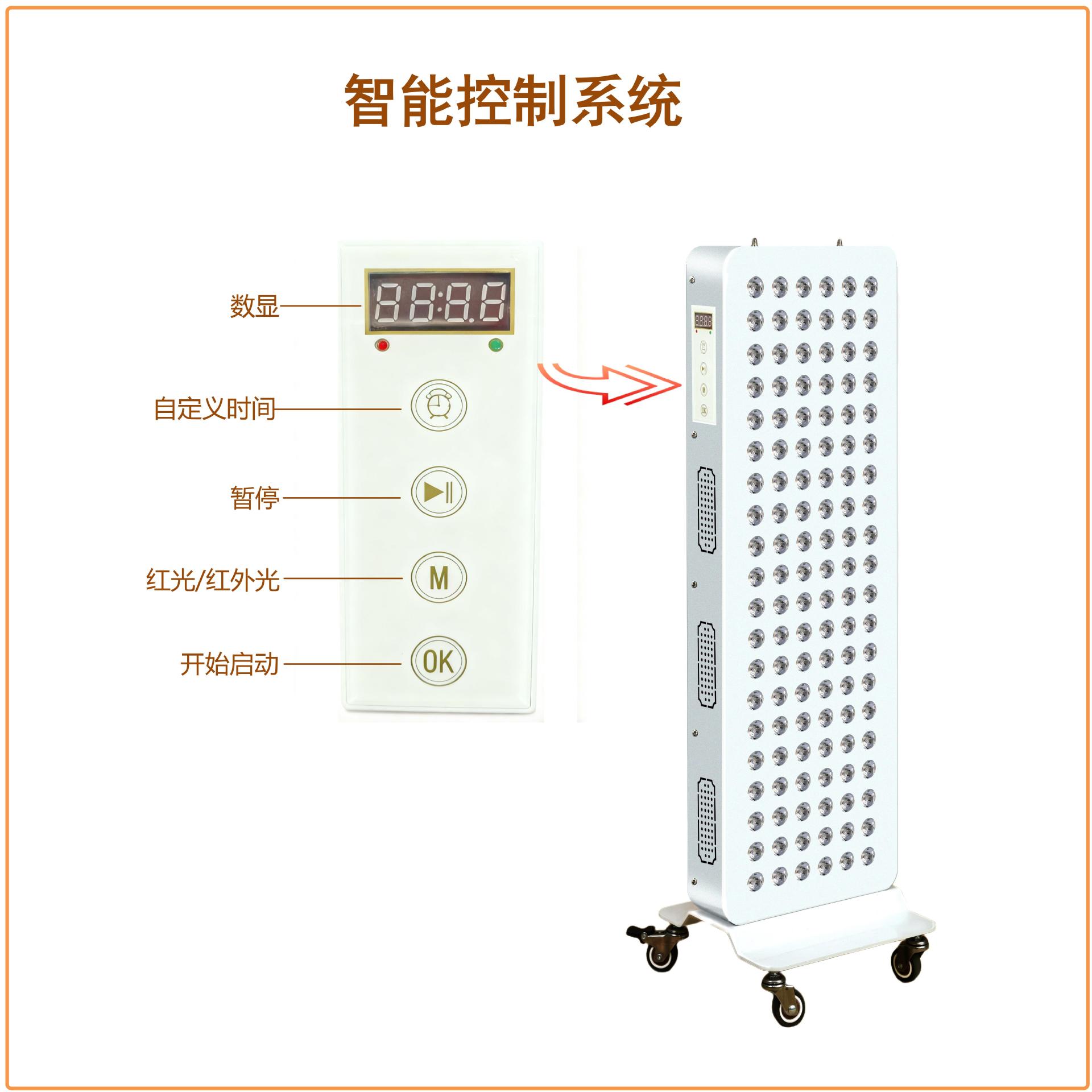 600W salón de belleza especial luz roja luz de terapia de luz cercana infrarroja luz de terapia de luz roja luz de terapia de luz infrarroja antienvejecimiento luz de terapia de luz