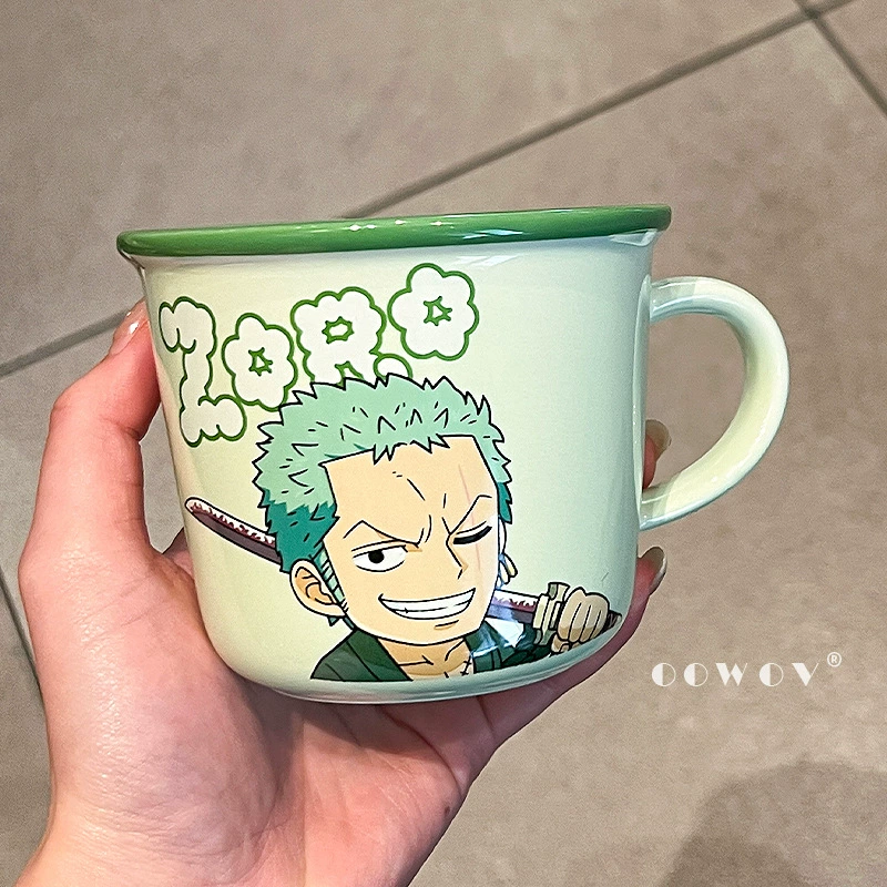 One Piece Лuffy Чоппер Зоро керамическая кружка новая мультфильм кружка высокого обзора для дома и офиса пара кружек
