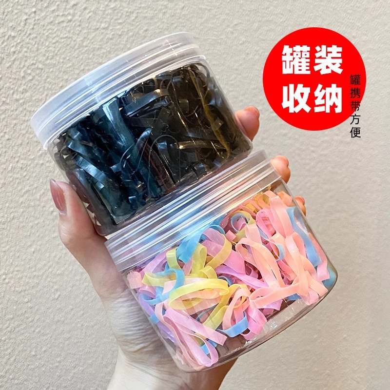 Banda de goma para niños, niñas, bebés, adornos de cabello para niños pequeños, anillo de cabello elástico, banda de goma desechable