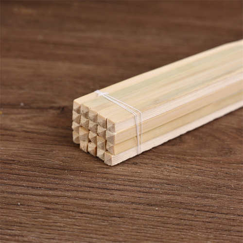 Bamboo chopsticks traditional Chinese chopsticks square chopsticks disposable chopsticks hotel chopsticks pagoda head round chopsticks Lin Yan