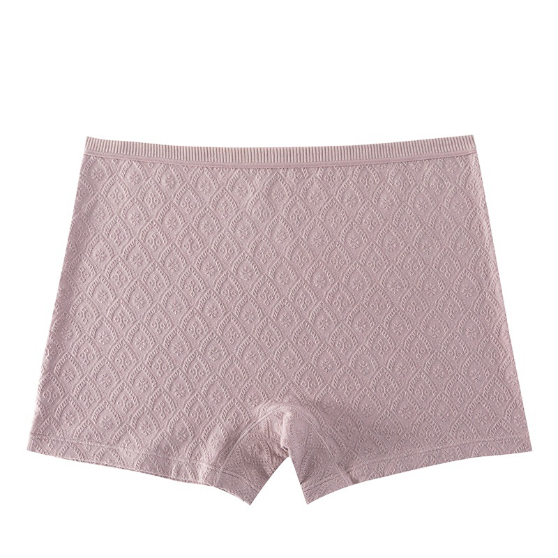 Verano Delgado transpirable de mediana edad y edad avanzada algodón antibacteriano entrepierna algodón cómodo suave piel-amigable mamá más tamaño boxeador pantalones de seguridad