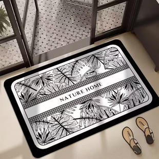 Cross-border American Light Luxury Diatom Mud Mat Household Entrance Carpet Bathroom Absorbent Non-slip Foot Mat