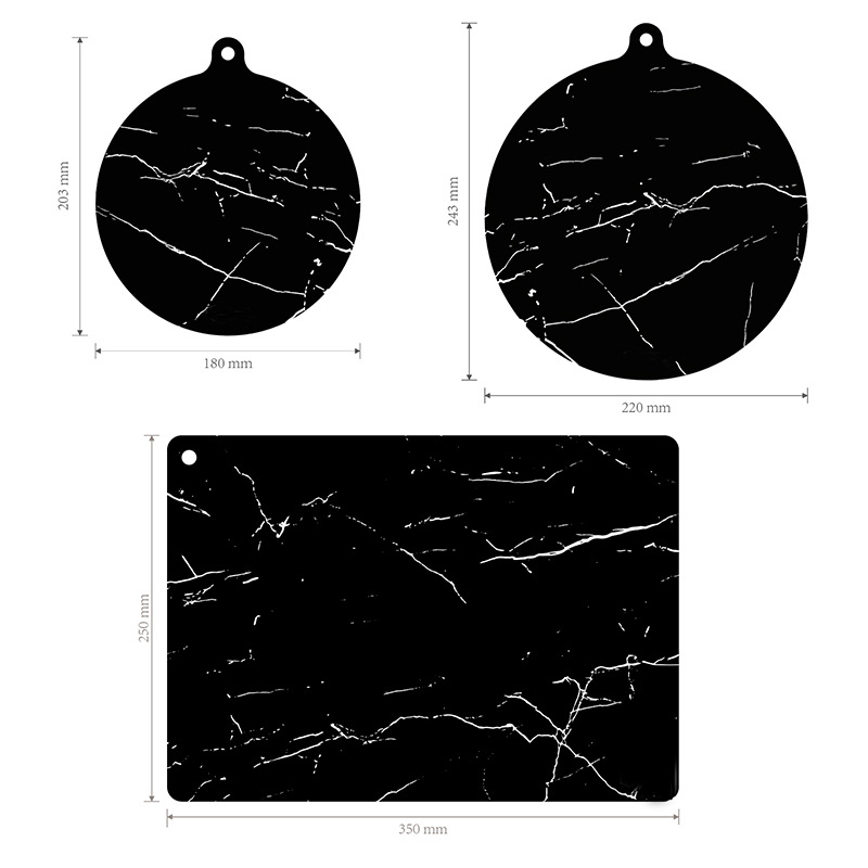 Cocina de inducción estera protección de calefacción a prueba de aceite de limpieza estera de aislamiento marbling silicona ultra-delgada Cocina de Inducción mat