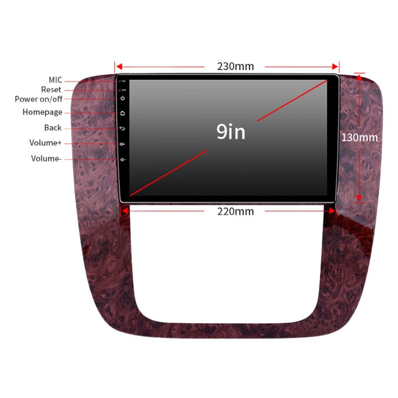 Для навигатора с большим экраном GMC Buick/Chevrolet/Hummer Android все-в-одном