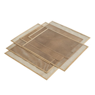 Teflon Mesh Barbecue Mat Non-Stick Bbq Grill Net Food-Grade High Temperature Resistant Teflon Non-Stick Mesh Mat