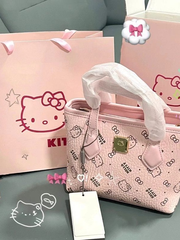 HelloKitty凯蒂猫菜篮子系列托特包2025新款手提包斜挎单肩包女|undefined