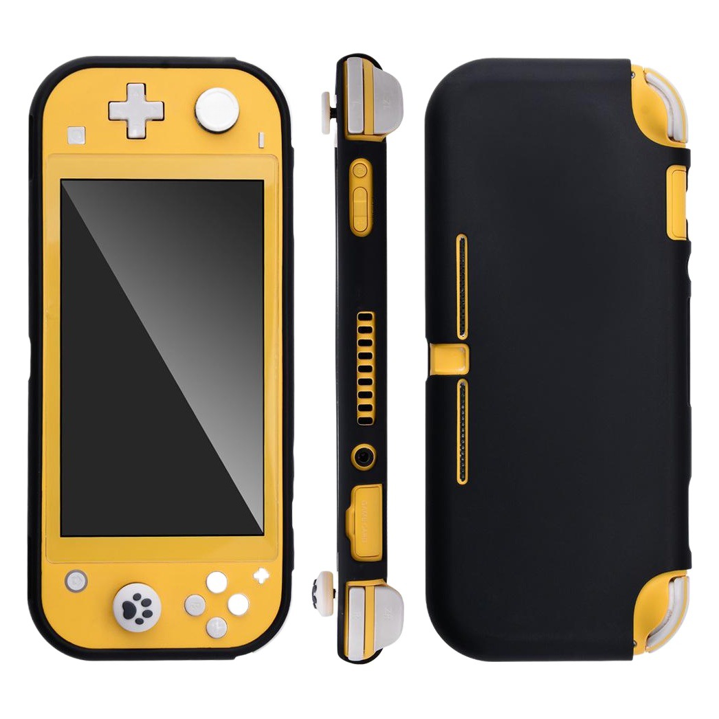 Nintendo switch Lite juego consola accesorios cubierta protectora TPU medio paquete suave shell color esmerilado
