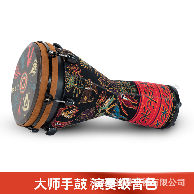 タンバリン子供用 8.5inch / 10inch / 11inch / 12inch プロのパフォーマンスグレードのアフリカドラム大人用パーカッションハンドスラップドラム|undefined