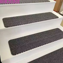 PVC脚踏垫子地垫家用水泥防滑欧式木质楼梯踏步垫硅胶铁楼梯垫
