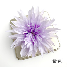 仿真花大丽花 diy绢布大号假花金丝菊中秋花灯配饰头饰花环材料包