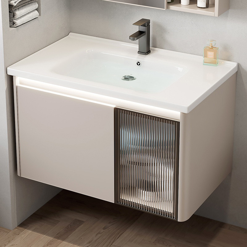 Espacio de aluminio cuarto de baño combinación Hotel Roca Placa de lavado integrado mesa de lavado baño lavabo cuenca transfronteriza