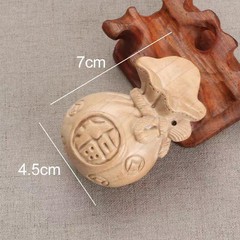 桃の木のハンドルの文章はハンドルの部品の屋台を遊んでいます。
