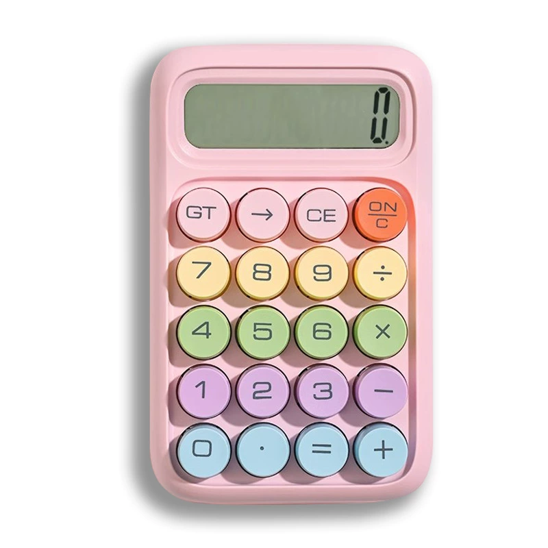 Dopamine Macaron Color Calculator Интернет-селебрити милый клавиатурный калькулятор конфетный цвет офис финансовый учет