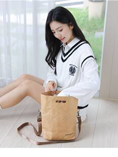 Fashionable Japanese handheld elegant one-shoulder bag for folders for documents, shoulder bag, Korean style, washable