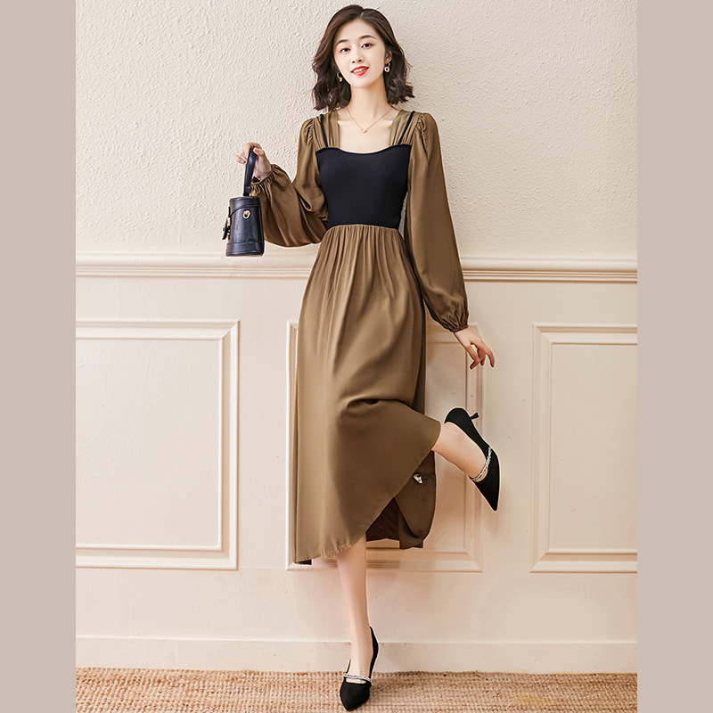 C3120 1140K VÁY ĐẦM LIỀN THÂN NỮ DONTDHI CẢ BỘ 2 MÓN MÙA XUÂN THU ĐÔNG THỜI TRANG NỮ G04 SẢN PHẨM MỚI