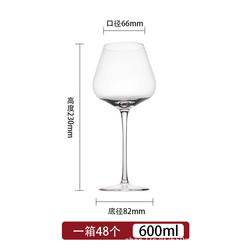 Tazas de cristal laurel, tazas de vino rojo, tazas de vino de bordeaux europeas, tazas de vino extranjeras para fiestas