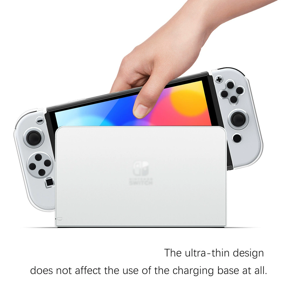 Защитный чехол для Nintendo Switch OLED, кристаллическая оболочка Switch OLED, чехол Switch OLED PC