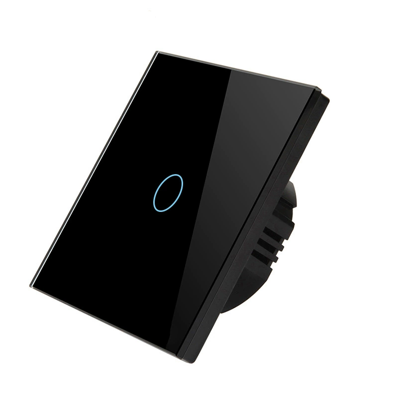 European Type 86 graffiti ZigBee Intelligent 1234 Touch Switch Solo -Glass Cross -border Exclusive