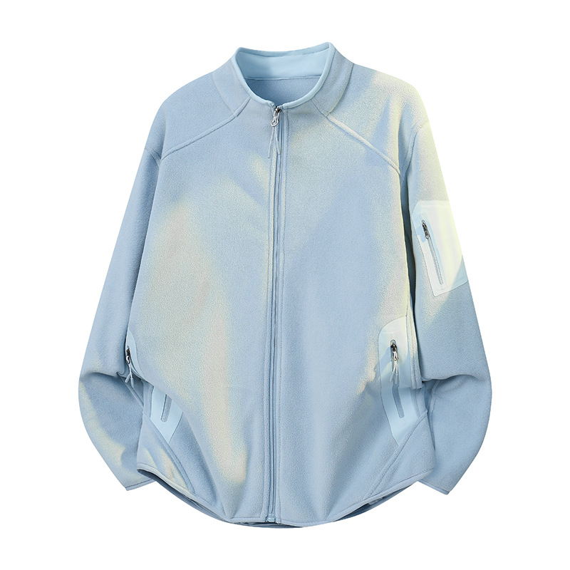 Niaojia Couple's Fleece Jacket for Men and Women, Polar Fleece Outdoor Sports Warm, Anti-Static, Wear-Resistant, Electric Casual Warm Clothing