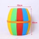 Rainbow bucket (thick pvc tear-proof leather + sponge + wooden frame)