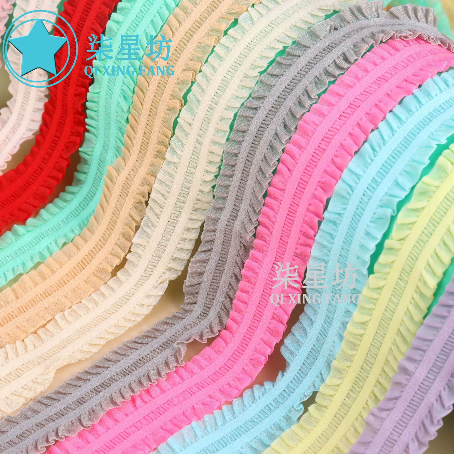 Пятно цветной 2,0-2,5 CM складка кружевной гриб кружевной кружевной лото рения рюши ручной работы