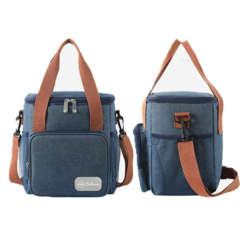 Etiquetado de comercio transfronterizo bolsa de hielo bolsa de picnic bolsa de almuerzo portátil bolsa de almuerzo de gran capacidad bolsa de arroz de aislamiento de tela Oxford