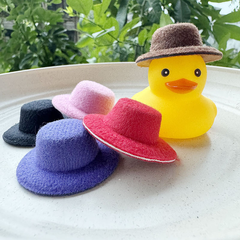 Accesorios de agua transfronterizos pato amarillo accesorios gorras bufandas de ganso blanco decoración mano leche de limón té regalo image 173