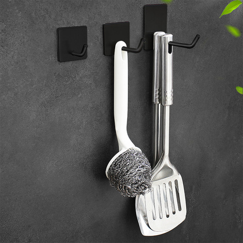 Cross-border 304 stainless steel hooks, strong sticky hooks, door coat hooks, hardware coat hooks, no punching metal coat hooks