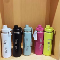 スポットlulu Back to lifeスポーツ水筒ヨガフィットネスランニングアウトドア保冷保温カップ