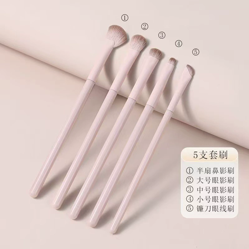 Makeup Brush Set 13 pcs — eye shadow & face blush brushes for beginners with case