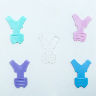 New Y-Shaped Eyelash Brush Grafting Eyelash Auxiliary Tool Eyelash Brush Pink Green Blue Purple Transparent Color Y Brush