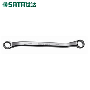 SATA fully polished double plum wrench 42205