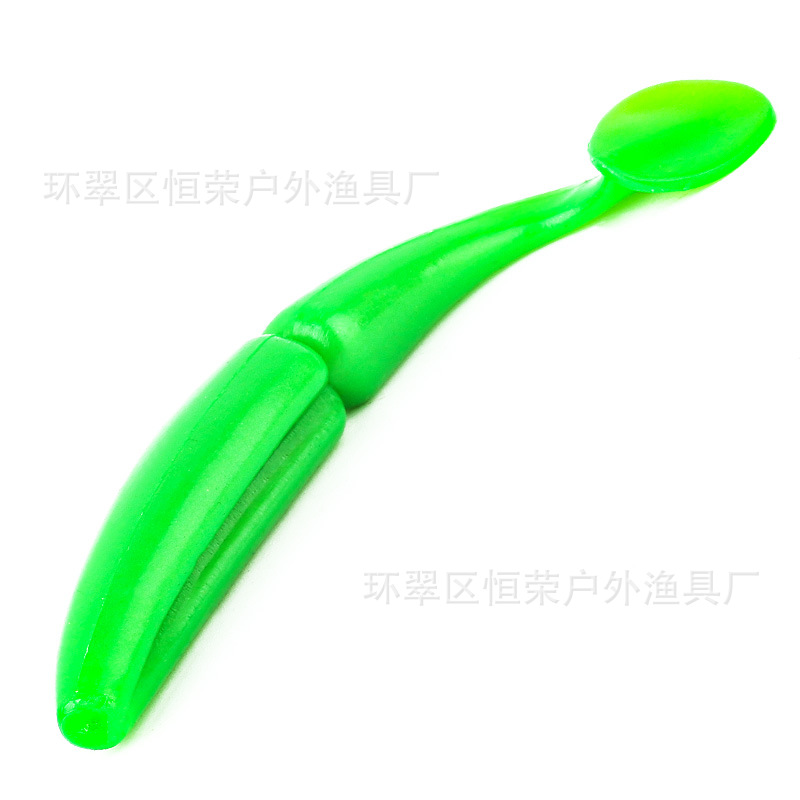 6 Colors Paddle Tail Fishing Lures Soft Plastic Baits Fresh Water Bass Swimbait Tackle Gear